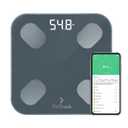 FitTrack Dara Smart BMI Digital Scale - Measure Weight and Body Fat - Most Accurate Bluetooth Glass Bathroom Scale (Black)