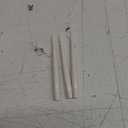 GenSwin Flameless Taper Candles with Remote Timer, Real Wax LED Flickering Candlesticks Battery Operated 3D Wick for Wedding, Party, Home(Ivory, 9.84", Set of 3)