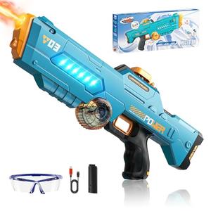 Skirfy Electric Water Gun for Adults Kids,Powerful Automatic Squirt Gun with Light,High Powered Water Blasts,Auto Refill Long Range,Pool Party Swimming Outdoor Summer Toy Game for Boy Girl