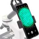 Smartphone Microscope Adapter Mount, Universal Phone Scope Mount, Work with Telescope Spotting Scope Microscope Monocular Binocular - Fits iPhone, Samsung, HTC, LG and Smartphone