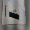 1 Pack 4W Solar Charger for Ring Spotlight & Stick Up Outdoor Cam, Black, High Efficiency, 10FT/3M Long Cable with USB-C to Ring Barrel Plug