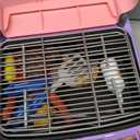 Kids BBQ Grill Playset Kitchen Toy Set with Pretend Smoke Sound Light Toddler Girls Pink Play Food Ages 3-5 4-8 Indoor Outdoor Cooking Barbecue Toys for 3 4 6 Year Old Girl Birthday Gift