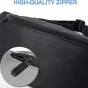 DAITET Crossbody Fanny Pack for Men&Women,Large Waist Bag & Hip Bum Bag with Adjustable Strap for Outdoors Workout Traveling Casual Running Hiking Cycling (Nylon green)