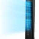 PELONIS 30 inch Tower Fan for Bedroom, Standing Fan with 3 Speeds, 90 Oscillation, Small Fan with 120-Min Auto Timer, Black