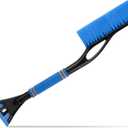 Baderke Snow Brush and Ice Scrapers for Car Windshield Detachable Window Snow Scrapers and Brush with Ergonomic Foam Grip Ice Removal Tool for Cars, Trucks, Suvs(Blue)