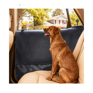 Durapower Dog Car Door Protector丨2 Pack Extra Big & Thick Anti Pet Scratching Waterproof Vehicle Door Covers Guard Truck Interior Panel Safe SUV Universal 600D Black