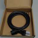 Amazon Basics PC Power Cord, 6 feet, AC Power Cord for Monitor, Computer, TV, 3 Prong, 18 AWG, 125 Volts, Black