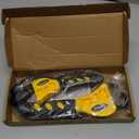 Toolwiz Rubber Strap Wrench Set for Pipes Below 6" (150mm) & 4" (100mm)  Reinforced Adjustable Wrench for Plumbing, Jar Opening, and Light DIY Tasks (Yellow)