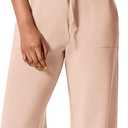 PRETTYGARDEN Jumpsuits for Women Casual 2026 Summer Sleeveless Wide Leg Pants Rompers One Piece Beach Vacation Spring Outfits (Beige, L)