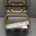 Flambeau Outdoors T4 Smoke Multiloader, Portable Fishing & Tackle Storage Box, Gold/Black