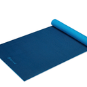 Gaiam Yoga Mat Premium Print Extra Thick Non Slip Exercise & Fitness Mat for All Types of Yoga, Pilates & Floor Workouts, Aubergine Swirl, 6mm