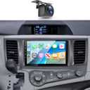 Car Stereo for Toyota Sienna 2010-20148Core 6+128G Wireless Carplay Android Auto,9 inch 1280 * 720P IPS Touch Screen Radio,Android/GPS/5G WiFi/32EQ DSP Audio/Bluetooth5.0/SWC/Backup Camera
