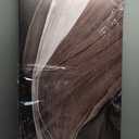 TAIJXAGSG Abstract Wall Art Brown Canvas Art Wall Decor Artwork Abstract Wall Decor Modern Minimalist Decor Canvas Painting Black And White Bathroom Bedroom Office 20" x 40"