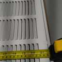 21,5 x 17,5 Aluminum Return Filter Grille - Easy Airflow - Linear Bar Grilles [Outer Dimensions: 22,5w X 18,5"h]