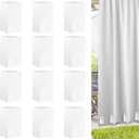 24 Pcs Outdoor Curtain Weights,Plastic Wrapped Waterproof Curtain Weights for Patio Pergola Cabana Gazebo Outdoor Magnetic Weights Bottom Square Weight for Heavy Wind,Outside Curtain,Mosquito,Flags
