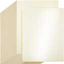 CreGear 90 Sheets Cream Shimmer Cardstock Printer Paper 8.5 x 11, 78lb/210gsm Glossy Card Stock, Premium Pearl Cardstock, Double Side Pearlescent Paper for DIY Craft, Christmas Card Making,Invitation2 Pack