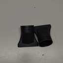 2PCS Professional Blow Dryer Narrow Concentrator - Specific Fit 4.3-4.5cm Diffusers, Black ABS Plastic Nozzle Replacement for Hair Dryer Attachments, Salon-Grade Flat Blow Styling Tools