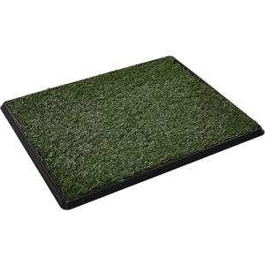 Artificial Grass Puppy Pee Pad for Dogs and Small Pets - 20x25 Inch, Reusable 3-Layer Turf Pads for Dogs with Tray - Indoor and Outdoor Fake Grass Potty Pet Supplies by PETMAKER