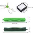 Replacement Parts for iRobot Roomba - Multi-Surface Rubber Brushes, HEPA Filters, Edge-Sweeping Brushes - Compatible with i Series (i3/i4/i6/i7/i8), J7, E Series (E5/E6/E7) Vacuum Cleaners