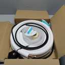 10FT Mini Split Line Set 1/4" & 3/8" O.D Copper Pipes Tubing with Nuts & Installation Kit, 3/8" White Thickened PE Insulation Coil for Air Conditioning or Heating Pump Equipment & HVAC