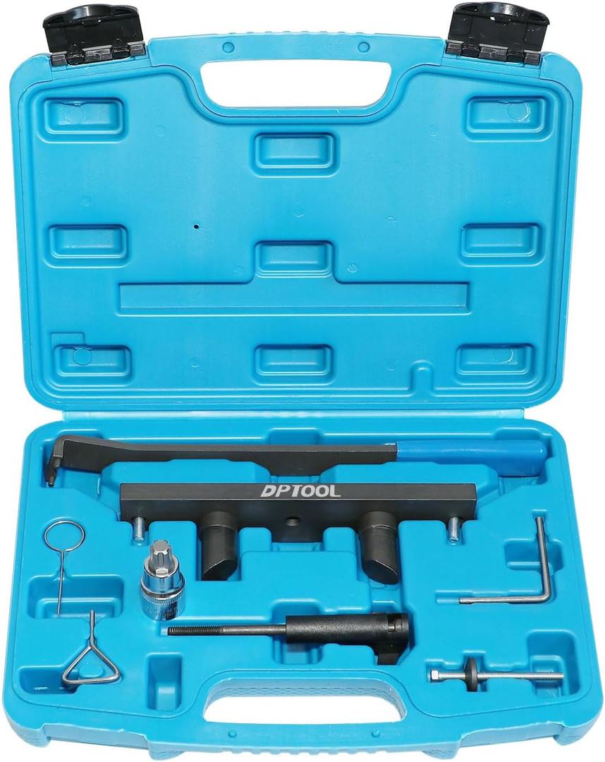 DPTOOL Camshaft Timing Lock Tool Compatible with Audi VW 2.0 FSi Petrol Engine T10252 T10115 T10020 with T40080 Socket