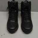 Coostar Tactical Boots for Men Lightweight Military Combat Boot Side Zipper Motorcycle Hiking Work Boots Waterproof 8 Inches Size 13