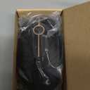 VssoPlor Wireless Mouse, 2.4G Slim Portable Computer Laptop Mouse with Nano Receiver Quiet Silent Optical Mice for Notebook, PC, Laptop, Computer-Black and Gold