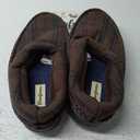 Dearfoams Men's Thompson Memory Foam Indoor/Outdoor Clog Slipper (7-8, Brown Plaid)