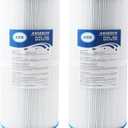 PWK35B Replaces Hot Springs Limelight Series Spa Filters, Compatible with Watkins 1642301-1, 78161, 78286, Filbur FC-3921, Pleated Fabric Filter Media 4 Pack
