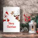 3 x TQDaiker Funny Christmas Card for Kids,Merry Chritmas Card for Boyfriend, Santa Claus Gift