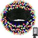 Extra Long 264Ft 800 LED Christmas Lights with Timer, Green Wire Fairy Starry String Lights Plug in, 8 Modes and Memory, forIndoor Outdoor Xmas Tree Wedding Party Decoration,Multicolor