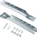 Xadnitu Adjustable Garage Door Opener Top Reinforcement Bracket, for Residential Garage Doors Operation, Mount, Replacement or Connection, Silver