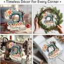 2 x Sewing Machine Christmas Ornament 2025 - Xmas Gifts for Sewers and Quilters, Wooden Ornaments for Christmas Tree Decorations, Christmas Keepsake for Hanging Decor, Gifts for Friends Women Sisters