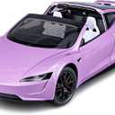 1/24 Diecast Roadster Toy Car for Collectors & Kids, Alloy Diecast Model with Light, Pull Back Vehicles for Birthday Gift
