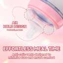 4 Pack Replacement Silicone Nipples Compatible with Comotomo 5oz / 8oz Bottle, Fast Flow, 6+ Months