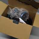 Non-Expandable Garden Hose 50feet, Flexible Water Hose with 10 Function Hose Nozzle, Lightweight, Tangle Free, Rust Proof for Yard (Black)