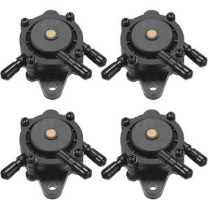 Chengu Fuel Pump Lawn Mower Compatible with 491922 691034 692313 808492 808656 808281 Fuel Pump for Outdoor Garden Lawn (4 Pcs)