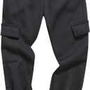 Men's Winter Thermal Fleece Sweatpants Thick Warm Jogger Running Pants, Size XXL