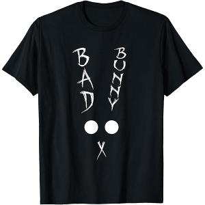 Bad Bunny Black T Shirt, Size: XL