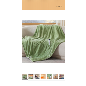 Hansleep Heated Blanket Electric Blanket Twin, Heating Blanket with 9 Heating Levels and 10-Hour Timer Auto Shut Off, Washable Soft Warm Winter Blanket, 62 x 84 Inches, Green