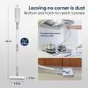Seyola Steam Mop for Floor Cleaning, Steam Cleaner for Home with Handheld 6-in-1 Multi-function Attachments for Hardwood Floors, Clothes, Windows, Tiles, Grout, Furniture Cleaning (off-white)