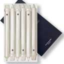 Colonial Candle Unscented Taper Candle, Classic Collection, Ivory, 10 in, Pack of 6 Candlesticks - Up to 8 Hours Burn