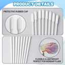 Baisdan 47.25" Fiberglass Flexible Rods for Worship Flags, Flexi Rod for Praise Dance Flags, Flexible Flag Pole, 10 Pack