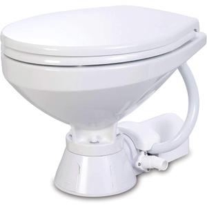 Jabsco 37010 Series, Electric Marine Toilet, Boating Head (Compact Bowl, Standard Seat)