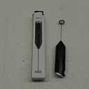 Bonsenkitchen Powerful Milk Frother for Coffee, Fast Handheld Drink Mixer with Stainless Steel Whisk, Battery Operated Hand Frother Stirrer Wand-Black