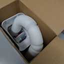 Downspout Diverter, Diverter for Downspout, Rain Barrel Diverter Kit Downspout 3"x 4" and 2"x 3", Rain Barrel Diverter Kit with Adjustable Valve, Diverts Water Into Rain Barrel,4.6ft Hose  White