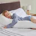 Eli & Elm Ultra Comfort Memory Foam Body Positioner Pillow, Unparalleled Comfort with Unique Ergonomic Design for Perfect Sleep, Standard