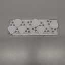 Self-Adhesive Caster Wheels for Countertop Furniture Sliders & Appliance Rollers for Kitchen, Coffee Machine, Blender, Oven Easily Solves The Problem of Desktop Sliding (White, 16pcs)