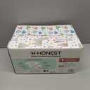 The Honest Company Clean Conscious Diapers for Delicate Skin, Up to 100% Leakproof Hypoallergenic Fragrance-Free Baby Diapers, Gender Neutral Prints, Club Box, Size 1 (8-14 lbs), 78 Count (All the Alpacas + Turtle Time)