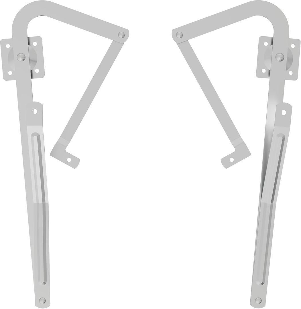 ECOTRIC 55-2 Replacement Attic Ladder Hinge Arms Compatible with 2010-UP Werner Mk 5, WU2210, W2208, W2210 Thick Zinc Attic Ladders Spreader- Pair